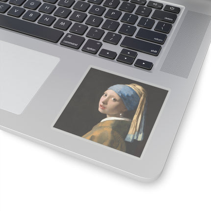 Girl with a Pearl Earring by Johannes Vermeer Kiss-Cut Stickers (4 Sizes)
