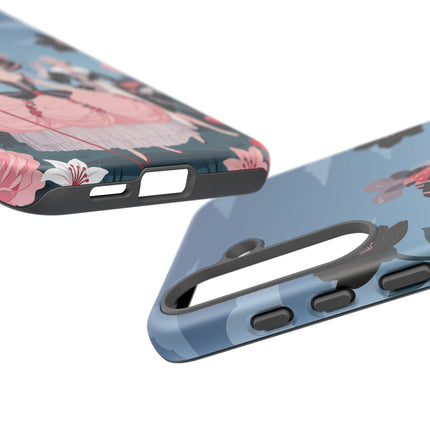 🌹🎭 The Rose Masquerade Promenade Phone Case – Art Deco Floral Elegance