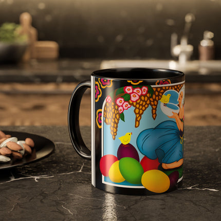 Blooms and Chicks Colorful Mugs (11oz, 15oz)