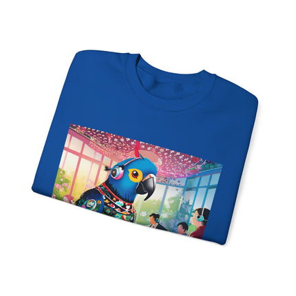 Parrot DJ Unisex Heavy Blend™ Crewneck Sweatshirt