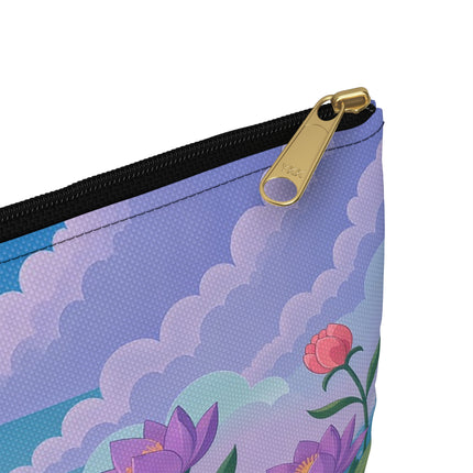 🎭🌸 The Lady Of The Secret Masquerade Accessory Pouch – Art Deco Garden Fantasy