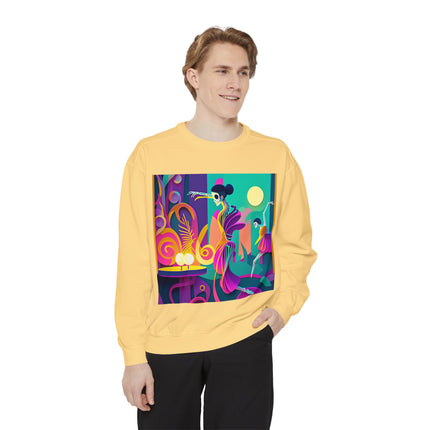 Dance of the Skeleton Ballerinas Unisex Garment-Dyed Sweatshirt