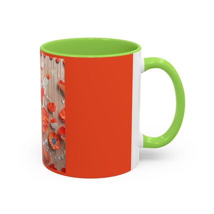 Poppy Fairy Colorful Mugs (11oz, 15oz)