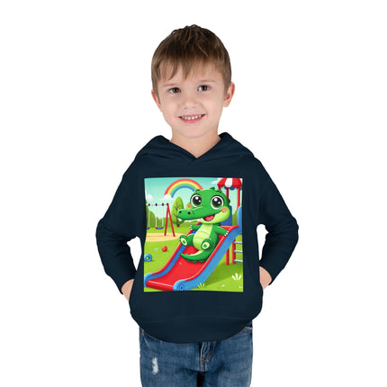 Playground Crocodile Joy Toddler Pullover Fleece Hoodie