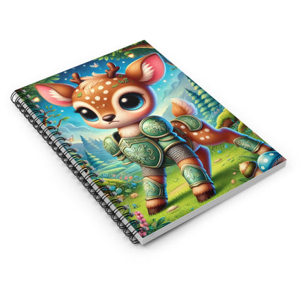 Fawn Defender Spiral Notebook - Ruled Line
