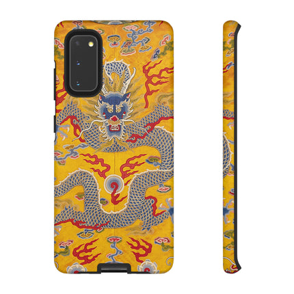 Majestic Dragon Regalia – Imperial 12-Symbol Robe Phone Cases