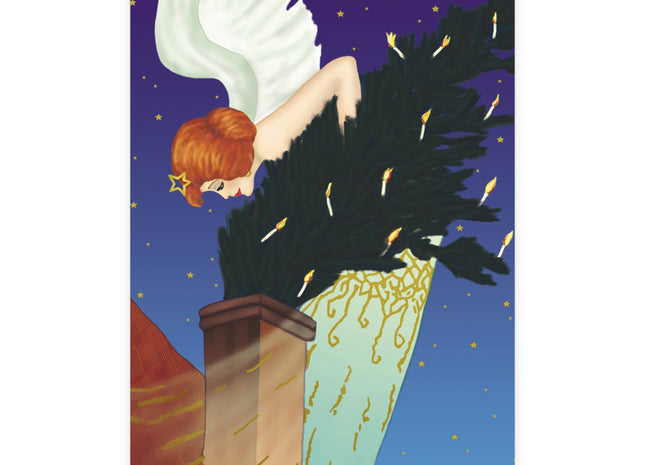 The Christmas Angel Postcard Bundles (envelopes included)