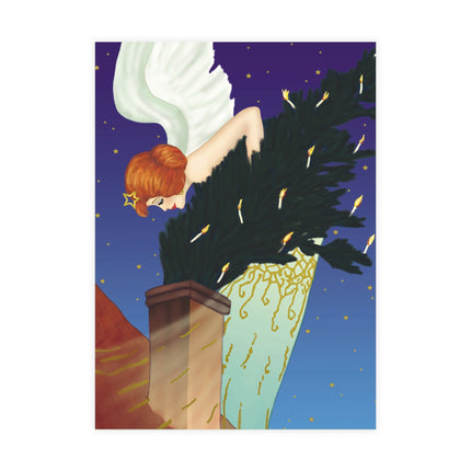 The Christmas Angel Postcard Bundles (envelopes included)