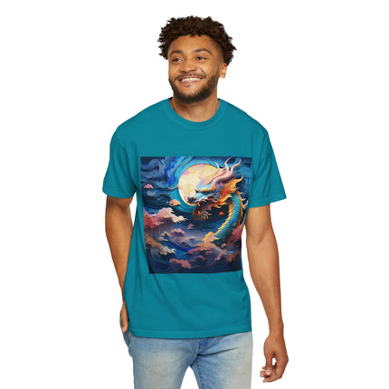 A Dragon's Ascent Unisex Garment-Dyed T-shirt