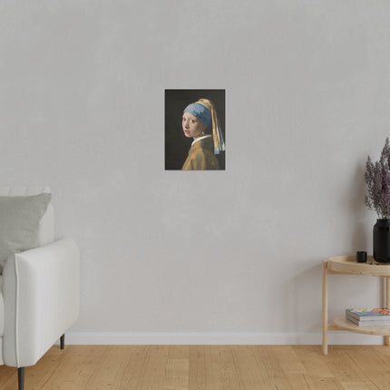 Girl with a Pearl Earring by Johannes Vermeer Matte Canvas, Stretched, 0.75"