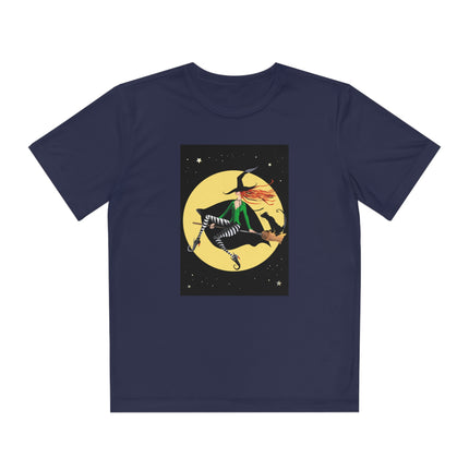 A Witch’s Moonlit Flight Youth Competitor Tee