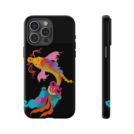 Golden Koi Phone Case – Lucky Swim & Vibrant Fortune