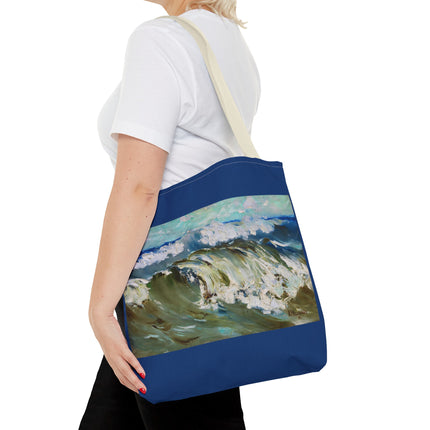 The Wave by Karl Hagemeister Tote Bag (AOP)