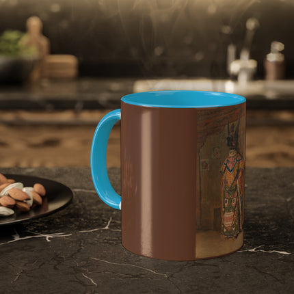 A Buddhist Lama at a Feast at Pemionchi Monastery by Vasily Vereshchagin Colorful Mugs, 11oz