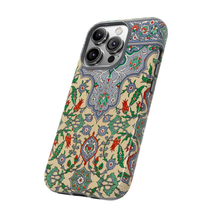 Arabic Art Pattern, Plate by Emile Prisse d’Avennes Phone Cases
