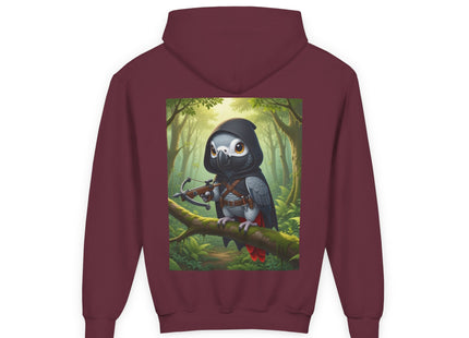 The African Grey Sentinel Youth Heavy Blend Hooded Sweatshirt