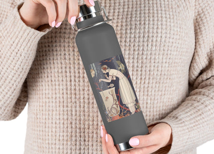 L'Etourdissant Petit Poisson (The Dazzling Little Fish) by George Barbier Copper Vacuum Insulated Bottle, 22oz