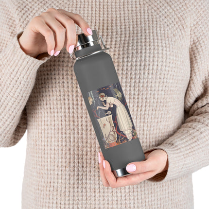 L'Etourdissant Petit Poisson (The Dazzling Little Fish) by George Barbier Copper Vacuum Insulated Bottle, 22oz