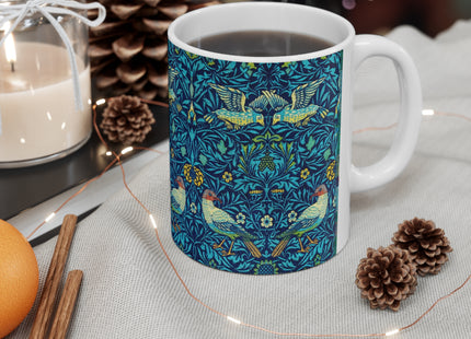 Bird by William Morris Ceramic Mug 11oz