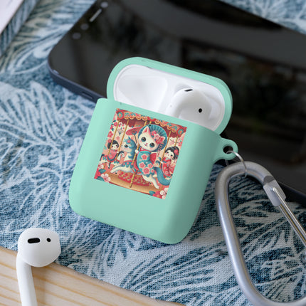 Geisha Kitten's Enchanted Carousel Ride AirPods and AirPods Pro Case