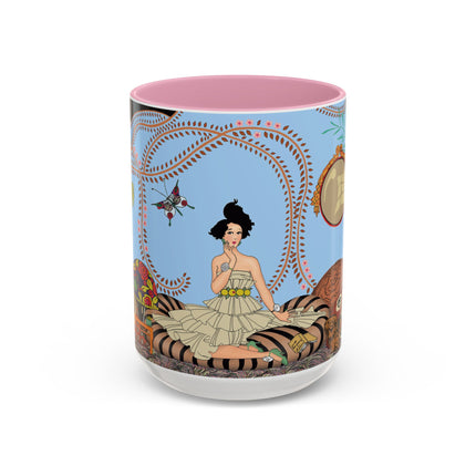 Minuit … ou l’appartement à la mode by George Barbier Colorful Mugs (11oz, 15oz)