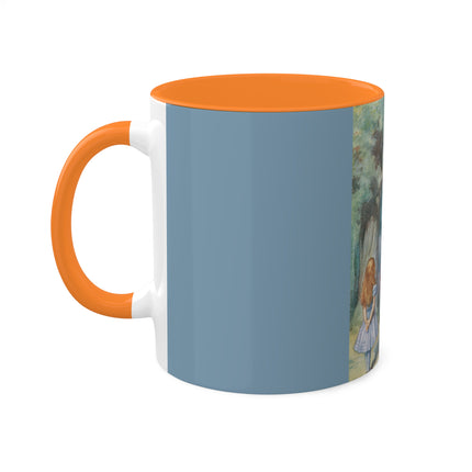 “I growl when I’m pleased, and wag my tail when I’m angry” by Sir John Tenniel Colorful Mugs, 11oz