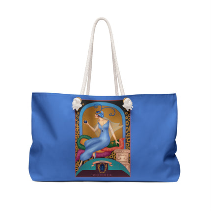 September & Sapphire (from the Gem Series) by Sofia Chiostri Weekender Bag