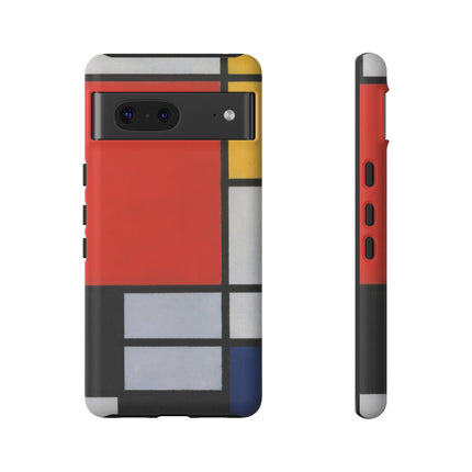 Composition with Red, Yellow, Blue, and Black by Piet Mondrian Phone Cases