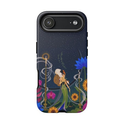 🌙🕯️ The Lady Of The Midnight Garden Phone Case – Art Deco Nocturne