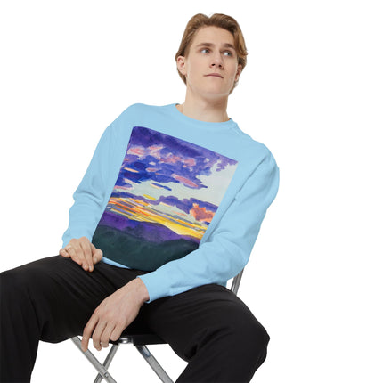 Naturstudie XII by Karl Wiener Garment-Dyed Sweatshirt