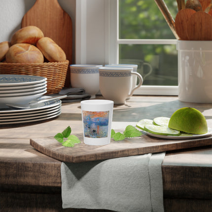Sunrise by Claude Monet Ceramic Shot Glass