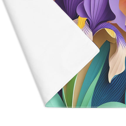 The Elegant Iris Flower Placemat, 1pc