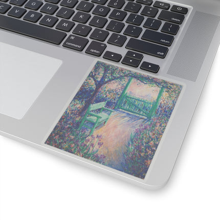 The Artist’s Garden (The Green Chair) by Theodore Earl Butler Kiss-Cut Stickers (4 Sizes)