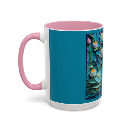 Ethereal Moonlit Lake Colorful Mugs (11oz, 15oz)