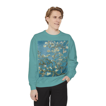 Almond Blossom by Vincent van Gogh Unisex Garment-Dyed Sweatshirt