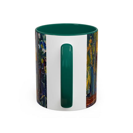 In the Park of St. Cloud by Wassily Kandinsky Colorful Mugs (11oz, 15oz)