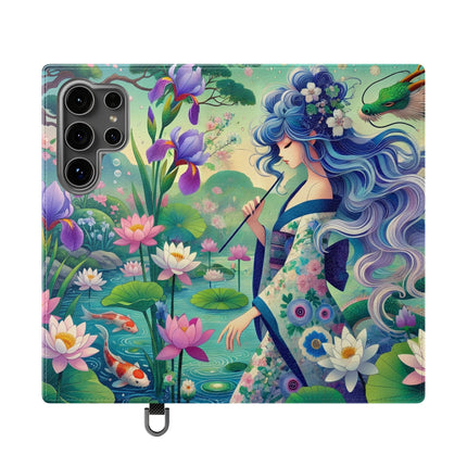 Fairy of the Koi Pond Flip Case – Mystical Harmony & Pond Enchantment