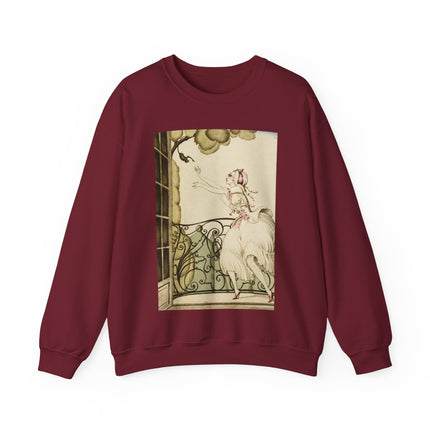 Sur talons rouges (On Red Heels) pl 02 by Gerda Wegener Heavy Blend™ Crewneck Sweatshirt