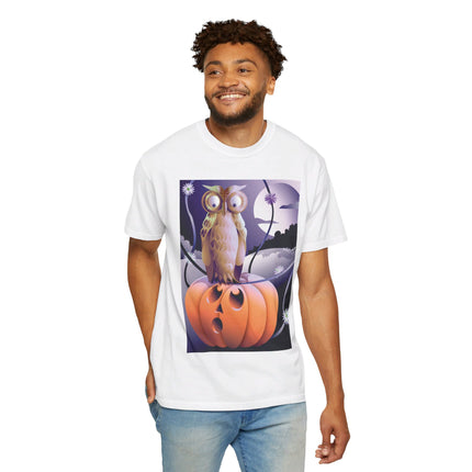 The Startled Pumpkin Unisex Garment-Dyed T-shirt
