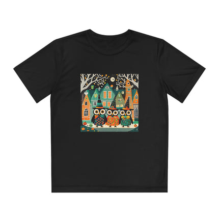 Night of the Trick-or-Treating Owlets Youth Competitor Tee