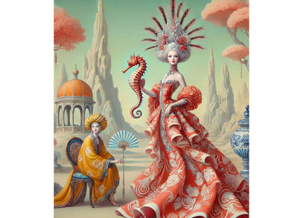 The Seahorse Court Matte Vertical Posters