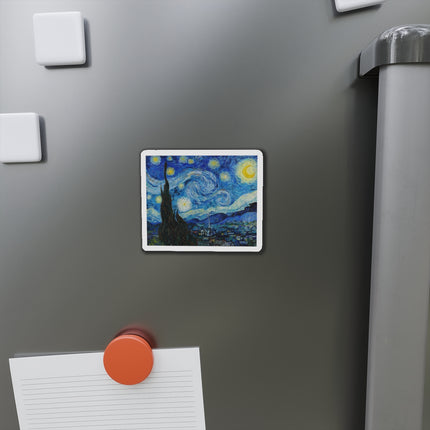 The Starry Night by Vincent Van Gogh Die-Cut Magnets (5 Sizes)