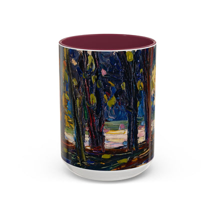 In the Park of St. Cloud by Wassily Kandinsky Colorful Mugs (11oz, 15oz)