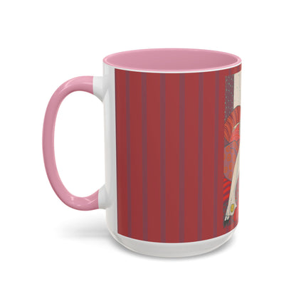 Les Coussins by Georges Lepape Colorful Mugs (11oz, 15oz)