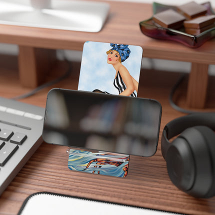 Playful Waves and Fashion Follies Mobile Display Stand for Smartphones