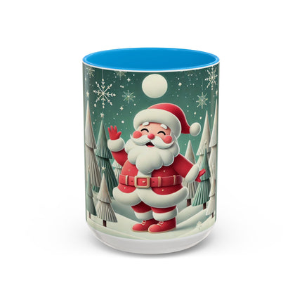 Santa's Joyful Night Colorful Mugs (11oz, 15oz)
