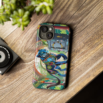 Cyber Panther's Hunt Phone Cases