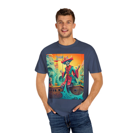 Skeleton Crew of the Misty Seas Unisex Garment-Dyed T-shirt