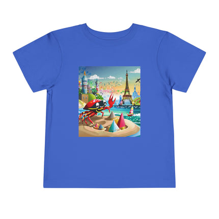 Crab Architect Toddler Short Sleeve Tee