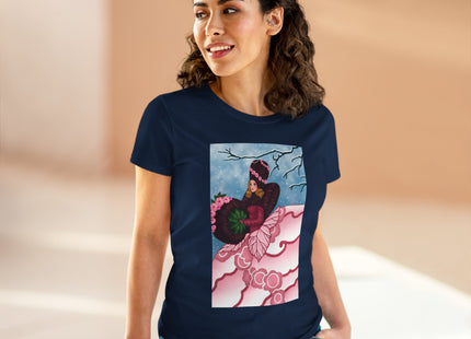 Winter Rose Empress Women's Midweight Cotton Tee